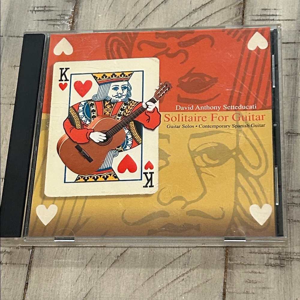 David Anthony Setteducati Solitaire For Guitar Contemporary Spanish Guitar Solos